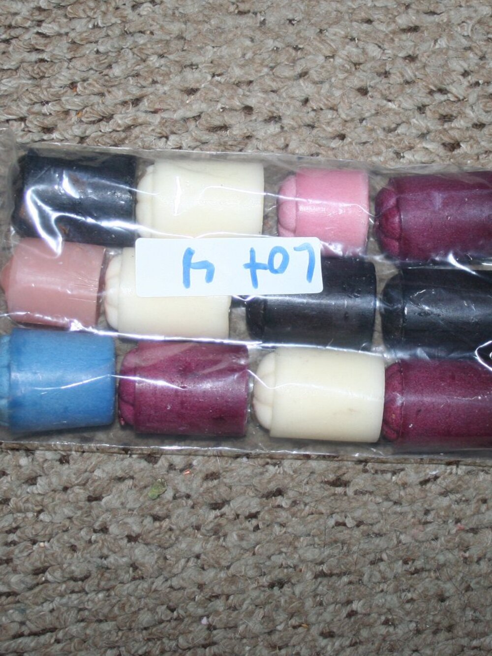 (12) Multi Color Highly Scent Disc.Paraffin Voltive Candle-Lite Early 2000s LT-4